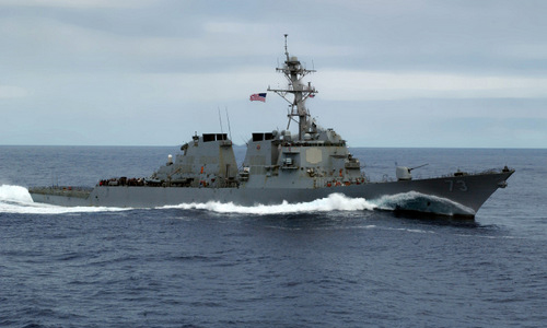 Khu trục hạm USS Decatur. ẢNh: VnExpress 