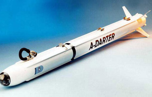T&ecirc;n lửa  A-Darter của Iran. Ảnh: Bee