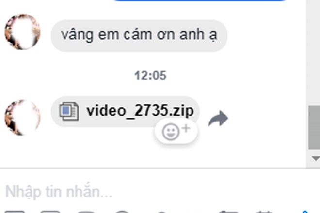 Người d&ugrave;ng mạng x&atilde; hội n&ecirc;n thận trọng trước tin nhắn như thế n&agrave;y xuất hiện tr&ecirc;n tin nhắn Facebook. Ảnh: TTXVN