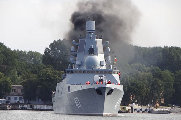  Khinh hạm t&ecirc;n lửa Admiral Gorshkov của Nga. Ảnh: Giao th&ocirc;ng