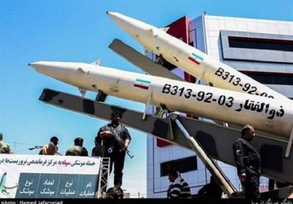 T&ecirc;n lửa Zolfaghar cả Iran. Ảnh: ANTĐ