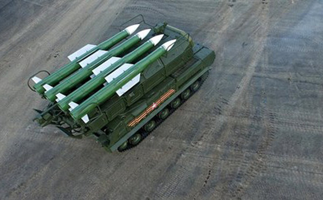 Hệ thống t&ecirc;n lửa Buk-M2 của Nga. Ảnh: Tiền Phong 