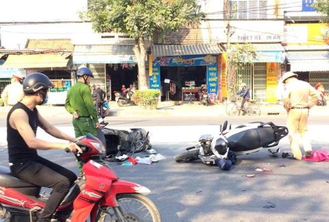 Vụ tai nạn giao thông ngay tại nhà nhưng không ai nhận ra. Ảnh: Đất Việt