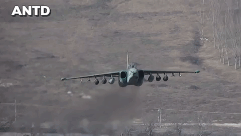  M&aacute;y bay Su-25SM3 của Nga. Ảnh: ANTĐ