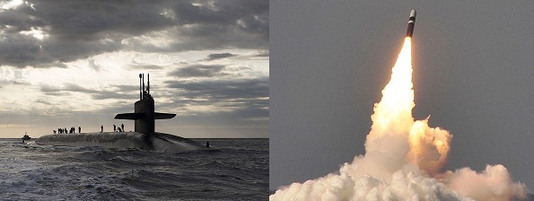  T&agrave;u ngầm USS Georgia lớp Ohio Mỹ cũng đ&atilde; tới Syria. Ảnh: ANTĐ