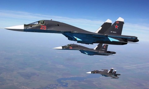  M&aacute;y bay Su-34 được Nga điều tới Syria nhiều nhất nhằm diệt phiến qu&acirc;n IS. Ảnh: CAND