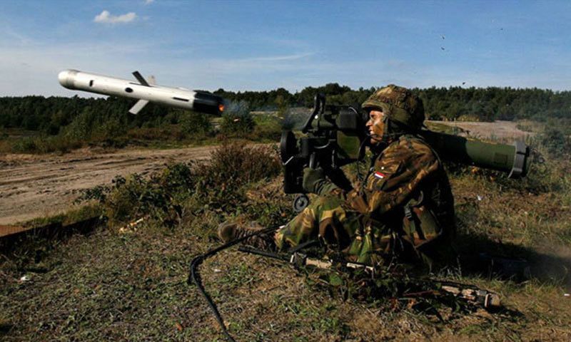  T&ecirc;n lửa chống tăng Spike của Israel. Ảnh: Zing News