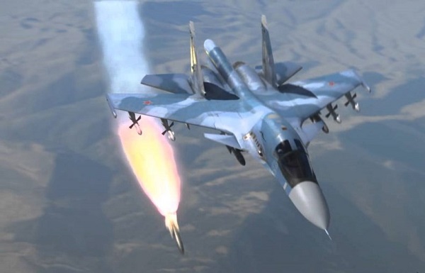  M&aacute;y bay Su-34 của Nga được coi l&agrave; vũ kh&iacute; ''gia bảo'' của Nga tại Syria.  