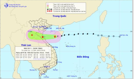  B&atilde;o số 3 c&aacute;ch đất liền hơn 300km. 