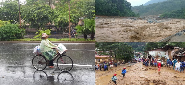 Mưa lớn, lũ qu&eacute;t, sạt lở đang xảy ra ở nhiều tỉnh th&agrave;nh v&ugrave;ng n&uacute;i ph&iacute;a Bắc. 