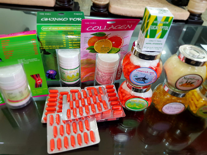 Số sản phẩm được lực lượng chức năng ph&aacute;t hiện v&agrave; thu giữ rất giống với 13Win OKVIP Cá cược bóng đá chức năng, thuốc. Ảnh: Duy T&iacute;nh