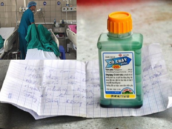  Thuốc diệt cỏ ch&aacute;y chứa chất Paraquat v&ocirc; c&ugrave;ng nguy hiểm nếu uống phải