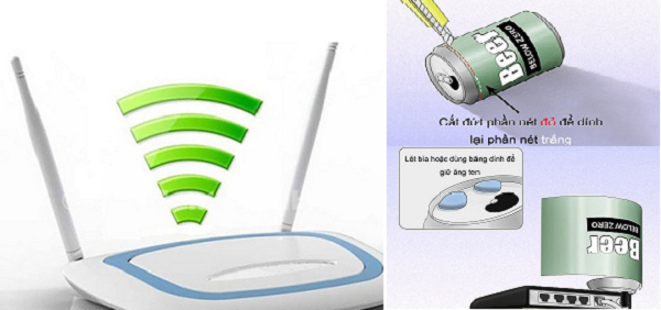  Mạng wifi chậm ho&agrave;n to&agrave;n c&oacute; thể khắc phục bằng lon bia kh&aacute; hiệu quả