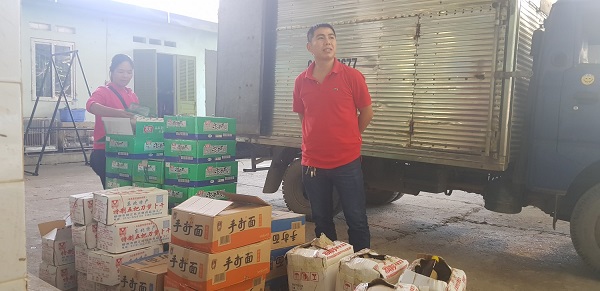  Thực phẩm nhập lậu bị lực lượng chức năng Lạng Sơn thu giữ 