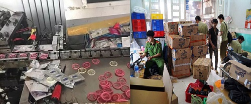 Bao cao su giả được lực lượng chức năng ph&aacute;t hiện v&agrave; thu giữ 