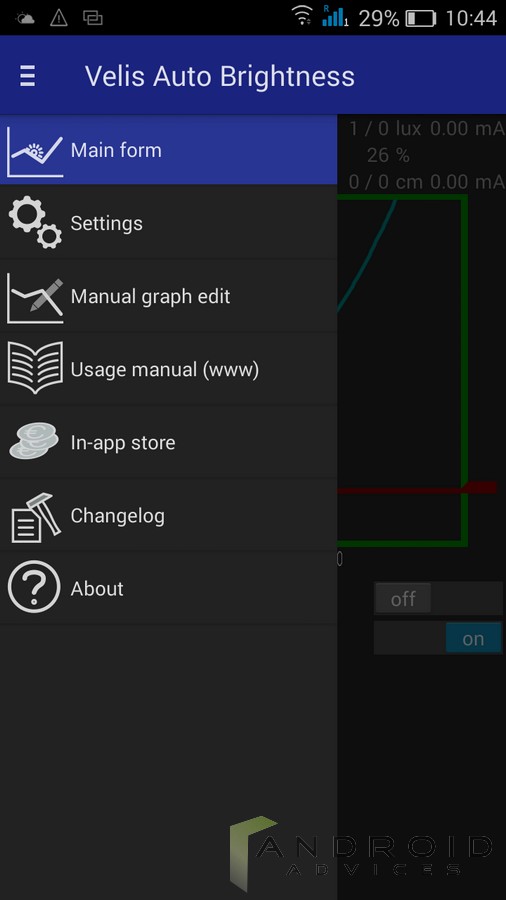 Ứng dụng Velis Auto Brightness