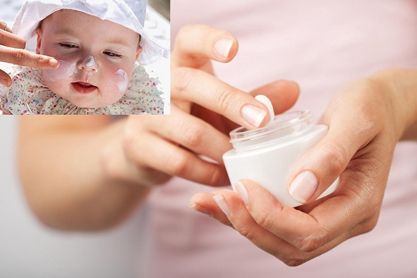  D&ugrave;ng kem chống nẻ cho b&eacute; v&agrave;o m&ugrave;a đ&ocirc;ng cần thận trọng kẻo t&aacute;c dụng ngược