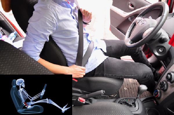  Ngồi l&aacute;i &ocirc; t&ocirc; sai tư thế cũng nguy hiểm kh&ocirc;n lường