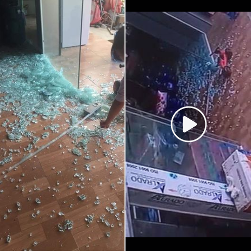  K&iacute;nh cường lực vỡ tan khi đứa trẻ nghịch đ&ugrave;a. Ảnh: FB Đỗ Minh T chia sẻ