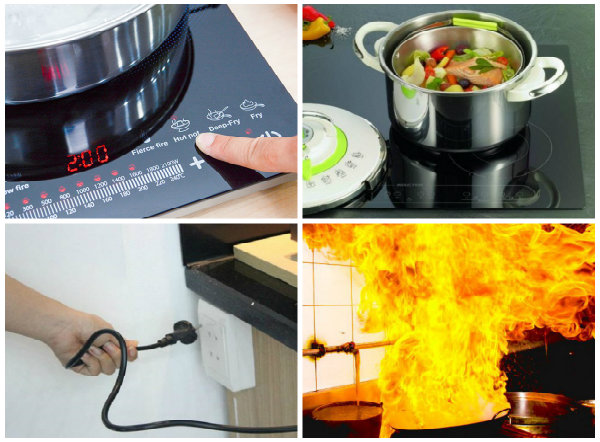 Bếp điện từ hiện đại, tiện lợi v&agrave; tiết kiệm nhưng sử dụng sai c&aacute;ch cũng rất nguy hiểm 