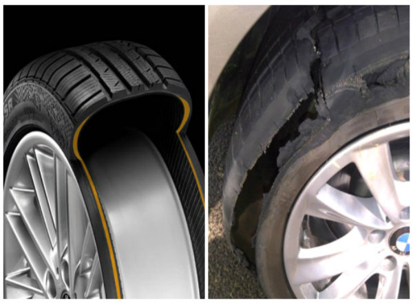 Lốp runflat chịu được &aacute;p lực lớn nhưng cũng kh&aacute; nhiều nhược điểm sau khi sử dụng