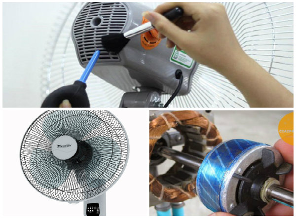 Quạt điện chạy chậm, yếu c&oacute; nhiều nguy&ecirc;n nh&acirc;n nhưng khắc phục đơn giản 