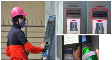 Người d&acirc;n n&ecirc;n cảnh gi&aacute;c khi r&uacute;t tiền ATM 