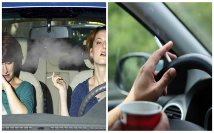 H&uacute;t thuốc l&aacute; trong xe &ocirc; t&ocirc; d&ugrave; mở cửa vẫn t&aacute;c hại kh&oacute; lường nhưng nhiều t&agrave;i xế vẫn mắc