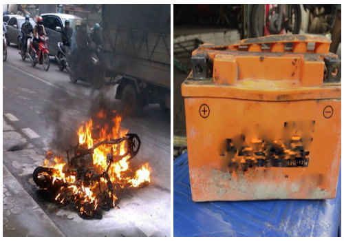 Ắc quy xe m&aacute;y sẽ dễ hư hỏng, ch&aacute;y nổ nếu chủ xe mắc sai lầm khi sử dụng