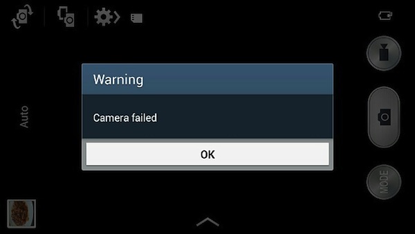 camera galaxy s5 d&iacute;nh lỗi