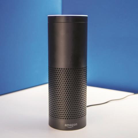 Loa kh&ocirc;ng d&acirc;y Amazon echo c&oacute; thiết kế đơn giản