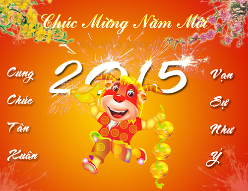 Năm mới là thời điểm dành cho nhau những lời chúc tết hay 2015