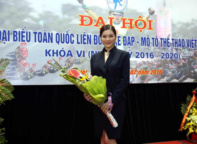 Lý Nhã Kỳ làm phó chủ tịch Liên đoàn xe đạp- mô tô VN Lý Nhã Kỳ làm phó chủ tịch Liên đoàn xe đạp- mô tô VN