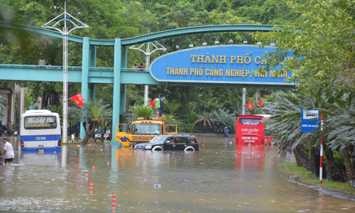 mưa lũ ở quảng ninh