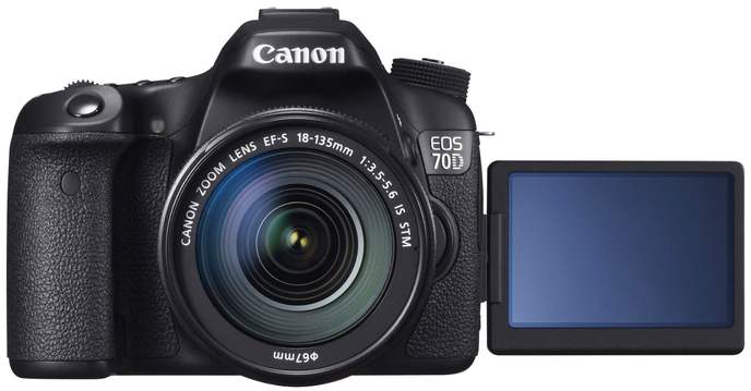 M&agrave;n h&igrave;nh chạm LCD II đa g&oacute;c của Canon 70D