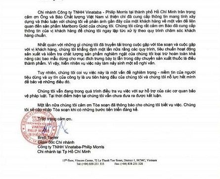 Thuốc l&aacute; Marlboro to&agrave;n đầu lọc