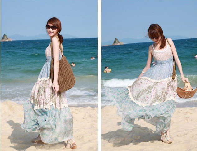 B&iacute; quyết chọn maxi đi biển 3