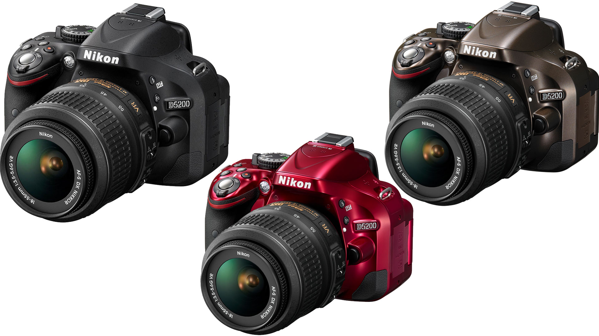 C&aacute;c m&agrave;u của d&ograve;ng m&aacute;y ảnh gi&aacute; rẻ Nikon D5200 kh&aacute; đa dạng