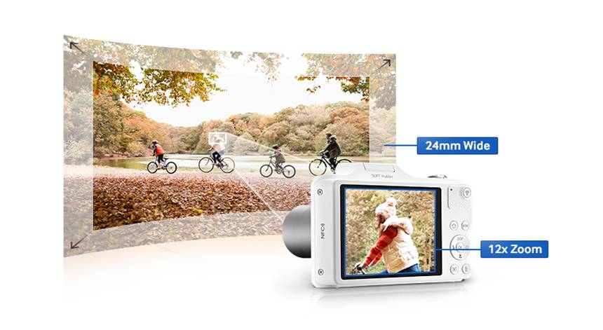 D&ograve;ng m&aacute;y ảnh gi&aacute; rẻ của Samsung hỗ trợ quay phim 720 chất lượng HD