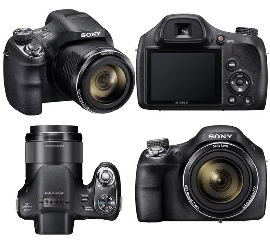 M&aacute;y ảnh Sony DSC H400 đẹp dưới mọi g&oacute;c nh&igrave;n