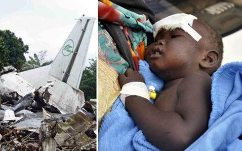 B&eacute; g&aacute;i 14 th&aacute;ng tuổi sống s&oacute;t kỳ diệu sau vụ rơi m&aacute;y bay ở Nam Sudan