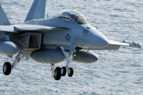 M&aacute;y bay t&aacute;c chiến điện tử EA-18G Growler c&oacute; trị gi&aacute; khoảng 68 triệu USD