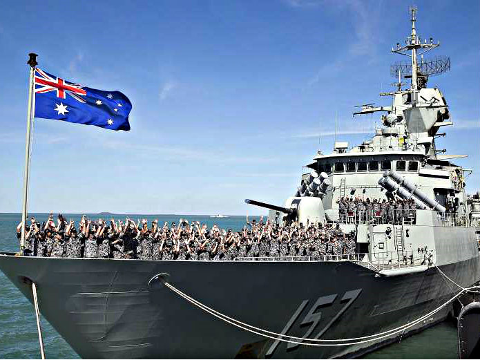 Australia từng để ngỏ khả năng đưa t&agrave;u v&agrave;o tuần tra Biển Đ&ocirc;ng