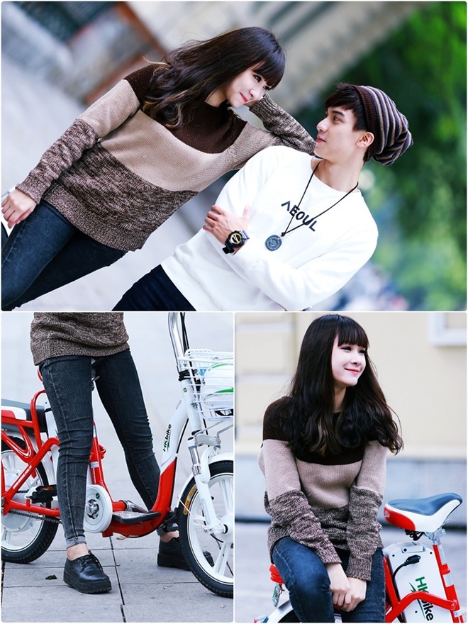 Set đồ unisex n&agrave;y cũng l&agrave; phong c&aacute;ch quần &aacute;o m&ugrave;a đ&ocirc;ng 2014 được nhiều bạn trai lựa chọn