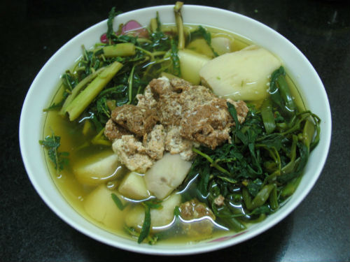 M&oacute;n ngon từ rau muống