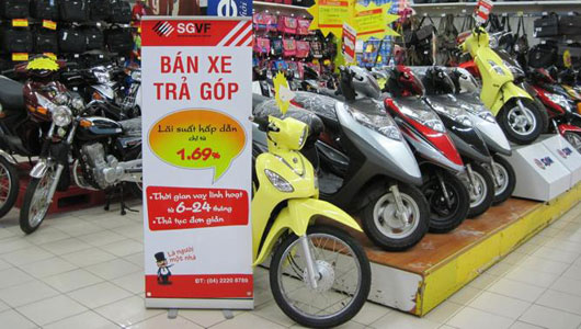 Mua xe m&aacute;y trả g&oacute;p l&agrave; h&igrave;nh thức 