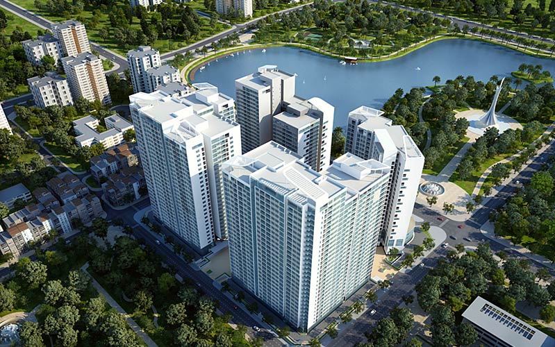 Mua nh&agrave; chung cư quận Cầu Giấy với vị tr&iacute; kh&ocirc;ng thể đẹp hơn tại Mandarin Garden