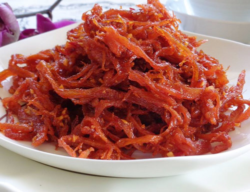 Bảo quản bằng cách cho mực khô vào hộp kín để trong tủ lạnh