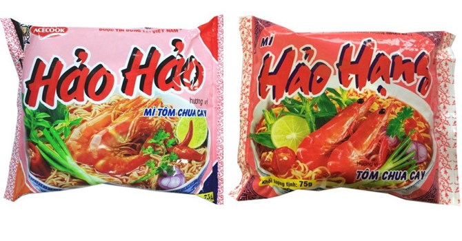 Hai loại m&igrave; t&ecirc;n kh&aacute;c nhau nhưng dễ hiểu lầm v&igrave; kiểu c&aacute;ch chữ gần giống nhau