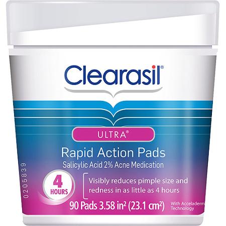 Miếng rửa mặt Clearasil c&oacute; thể x&oacute;a tan những nh&acirc;n mụn 